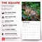 Hummingbirds | 2027 12 x 24 Inch (Hanging) Monthly Square Wall Calendar | Foil Stamped Cover | Plastic-Free